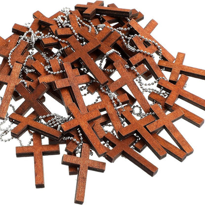 Pendente croce legno