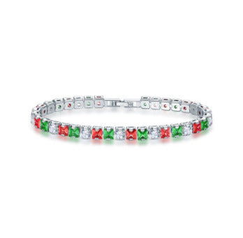 Bracciale quadrato diamante