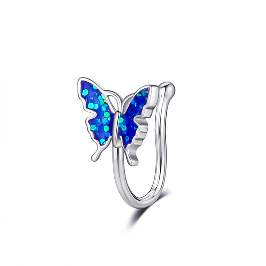 Piercing finto farfalla