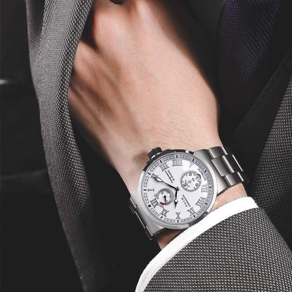 Orologio impermeabile luminoso da uomo