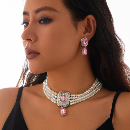 Collana di perle geometrica