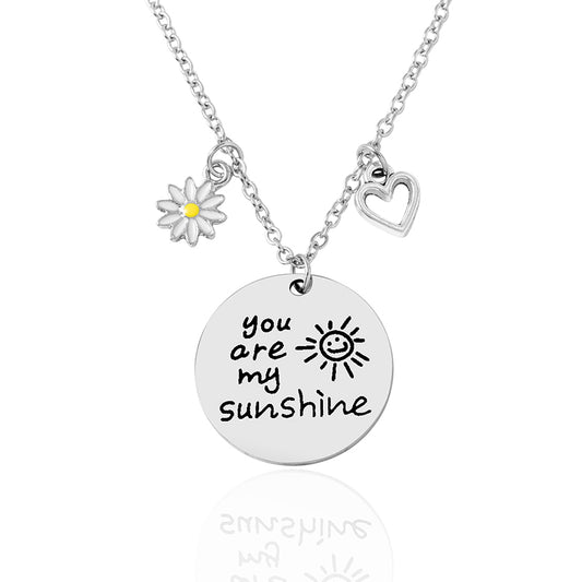 Collana margherita e cuore