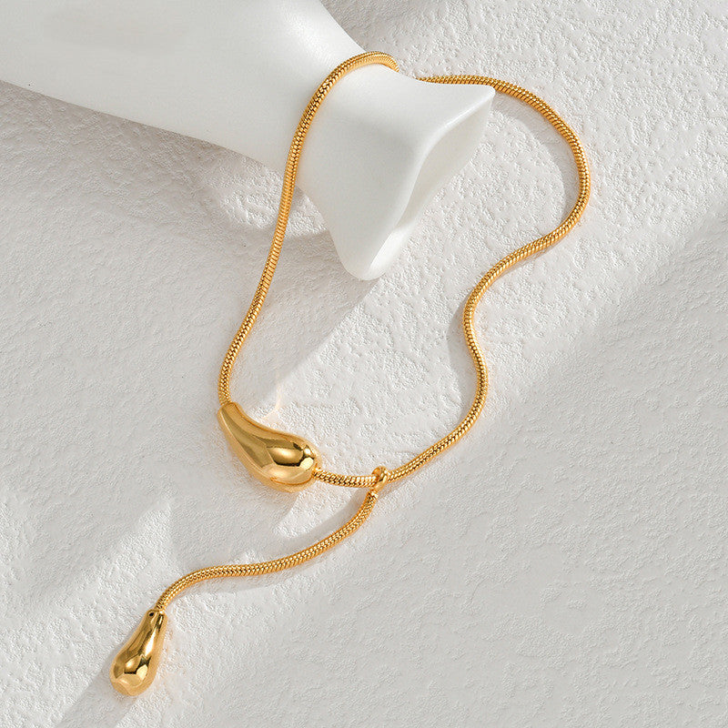 Collana acciaio al titanio