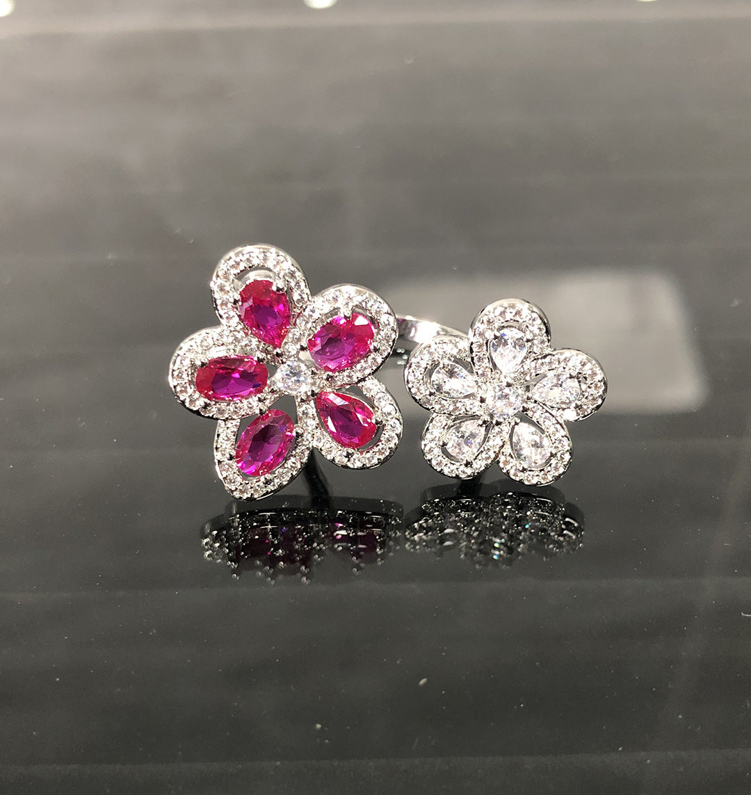 Anello Fiore Multicolore