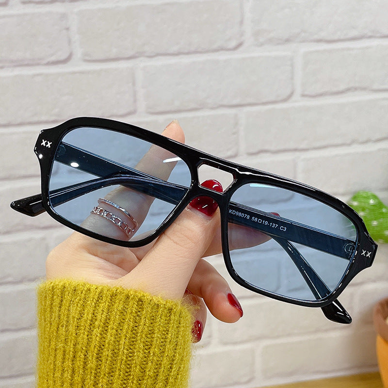 Occhiali retro doppio ponte
