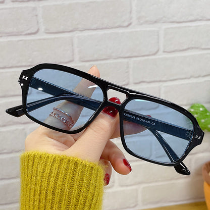 Occhiali retro doppio ponte