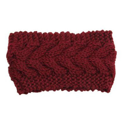 Fascia capelli lana uncinetto