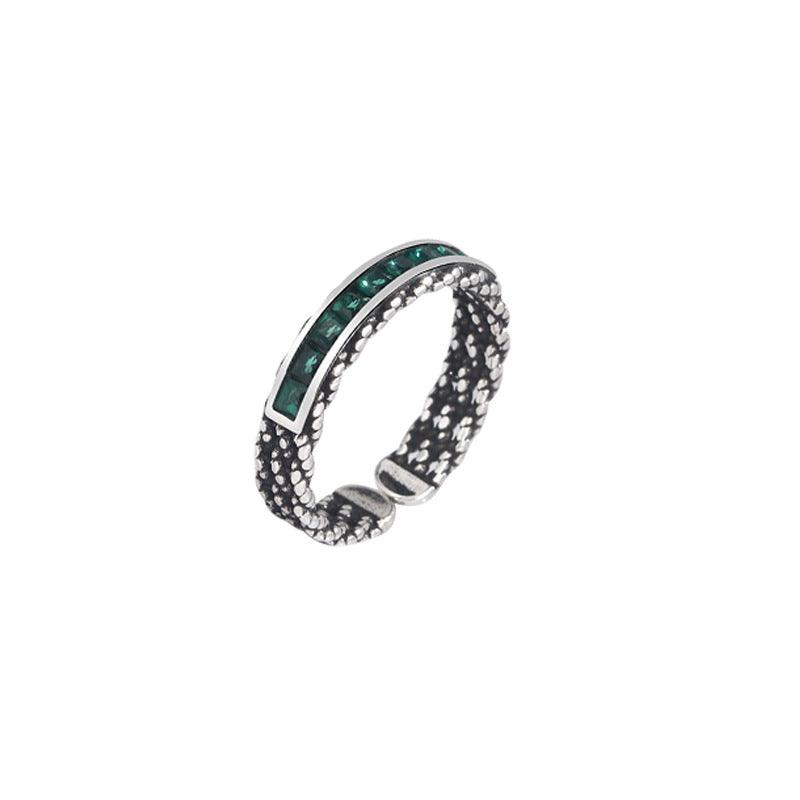 Anello intrecciato vintage da donna