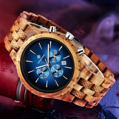 Orologio in legno multifunzionale