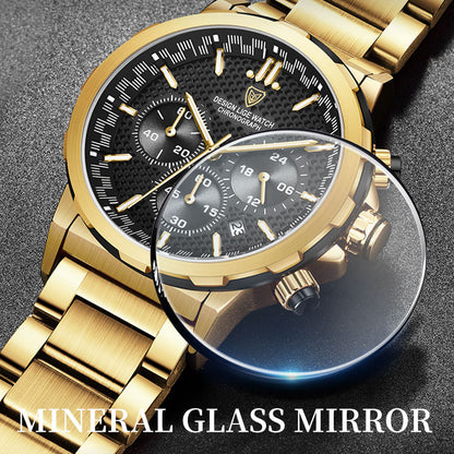 Orologio multifunzione in acciaio