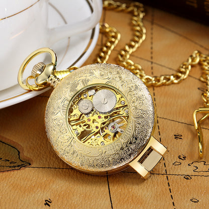 Orologio da tasca meccanico scheletro