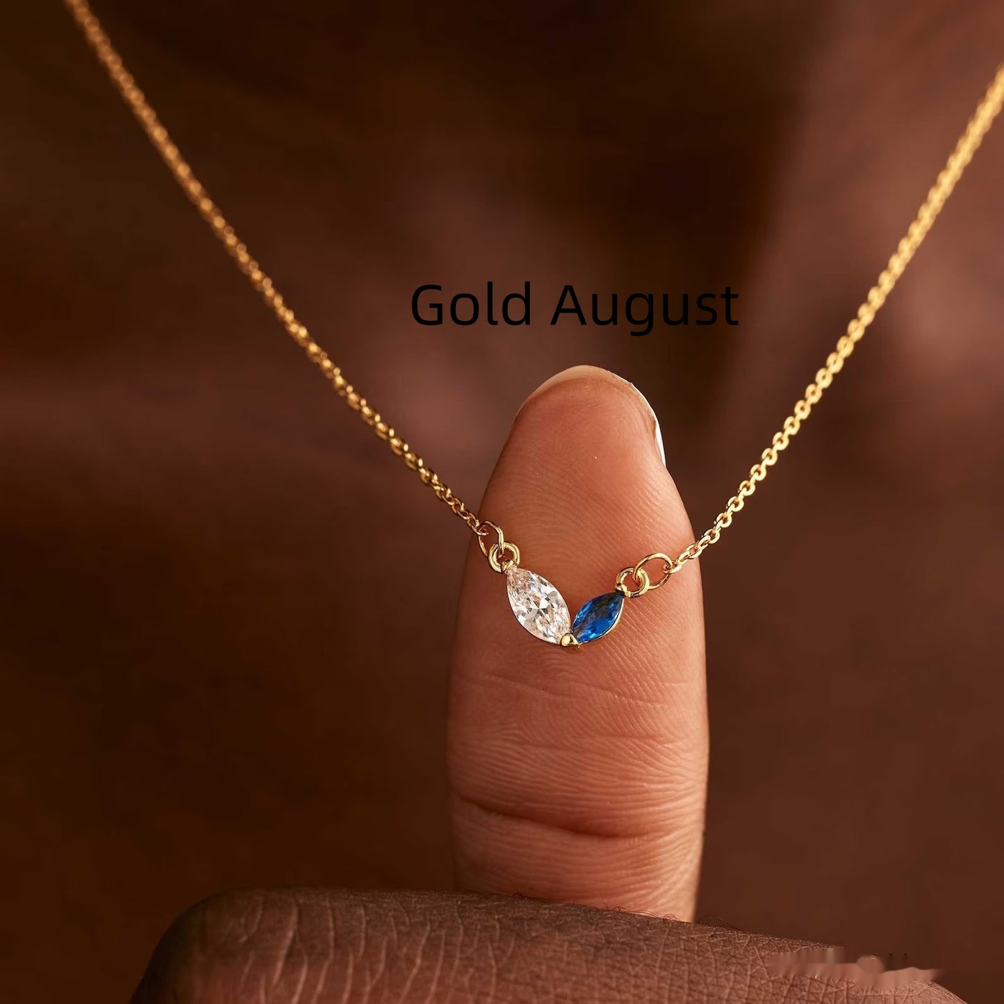 Collana cuore zircone acciaio titanio con pietra natale
