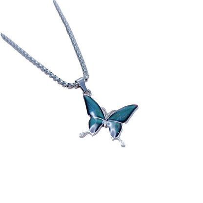 Collana farfalla termocromica