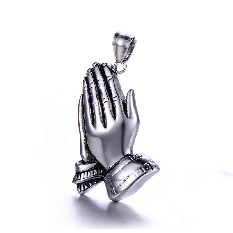 Collana acciaio titanio doppia da uomo