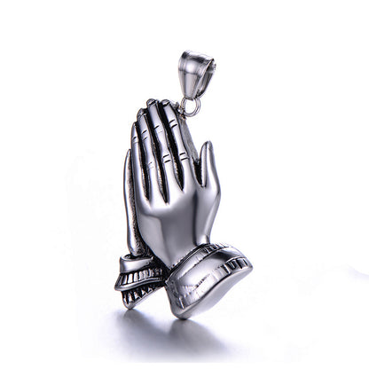 Collana acciaio titanio doppia da uomo