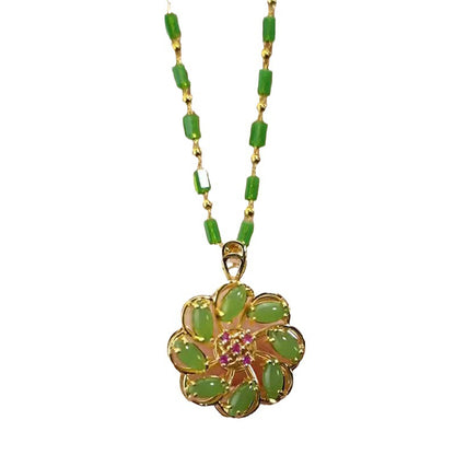 Collana con pendente fiore