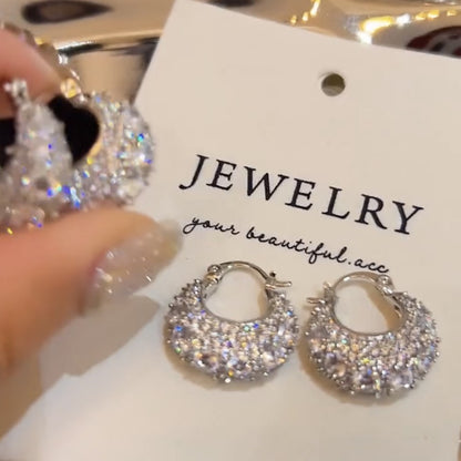 Orecchini clip cristallo