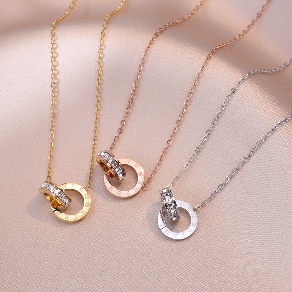 Collana oro rosa coreana