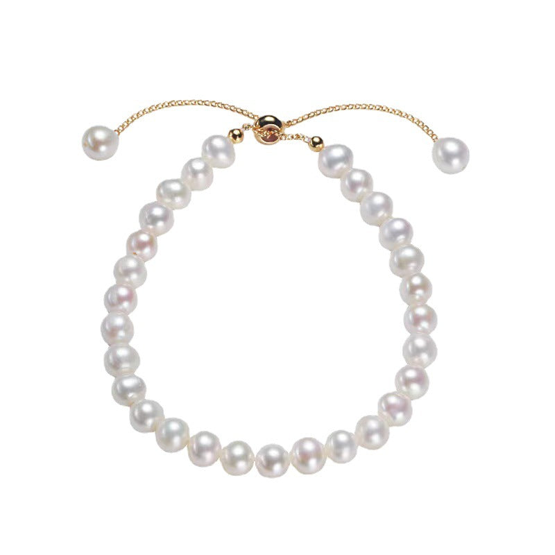 Braccialetto perle barocche acqua dolce da donna