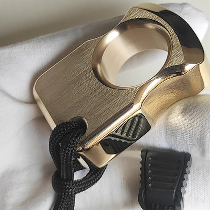Anello ottone spazzolato