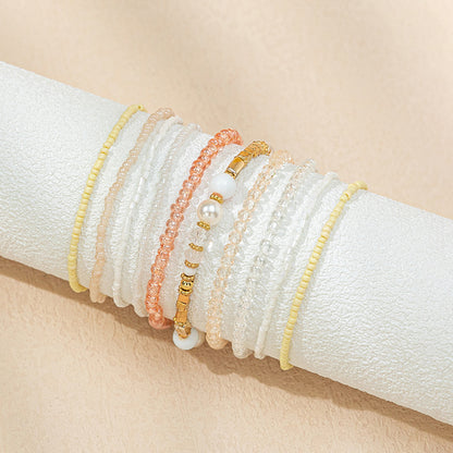 Bracciali boho con perline
