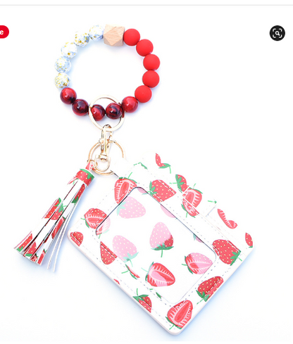 Braccialetto silicone perline