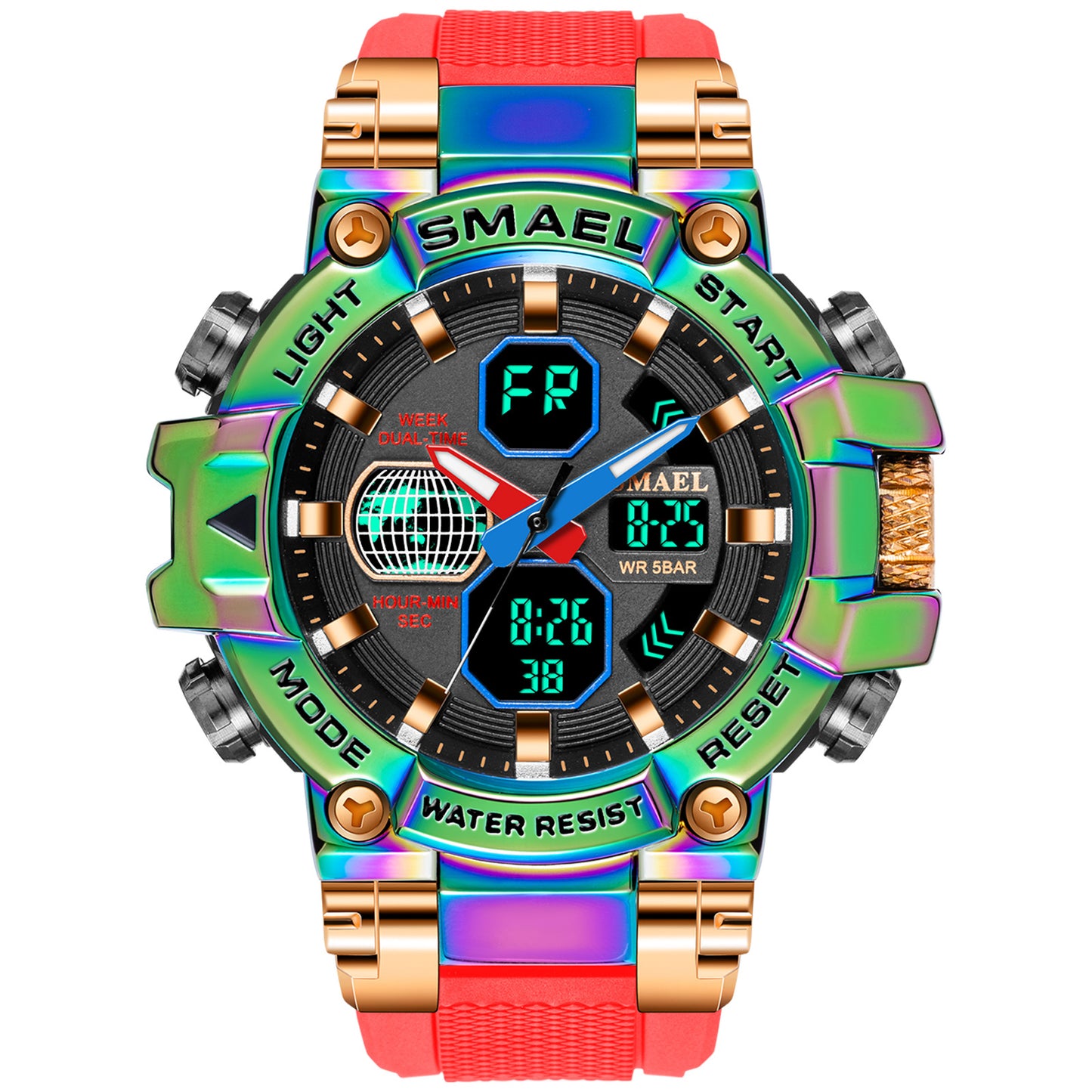 Orologio sportivo colorato