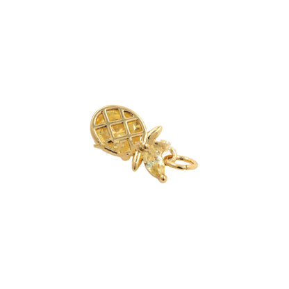 Braccialetto ananas zircone champagne