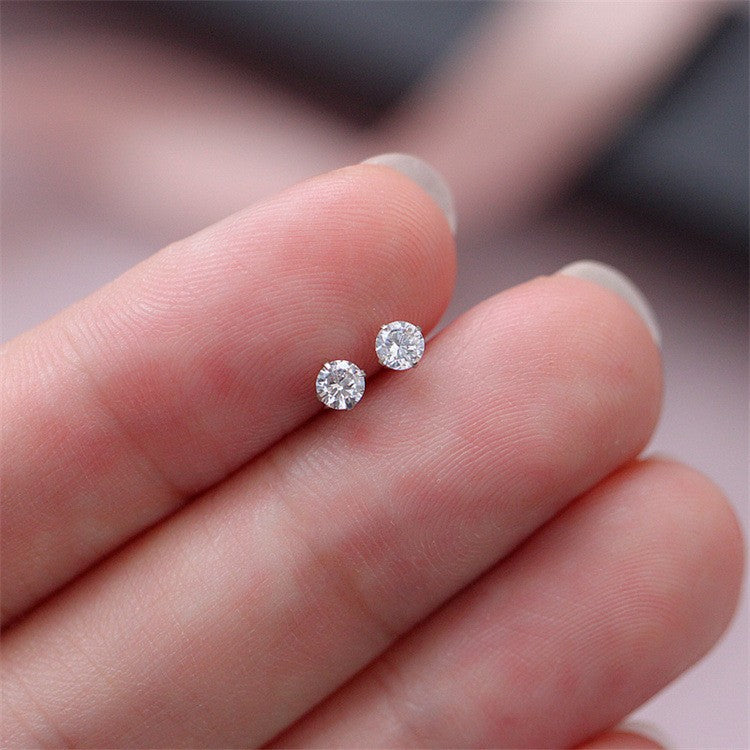 Orecchini sfera zircone
