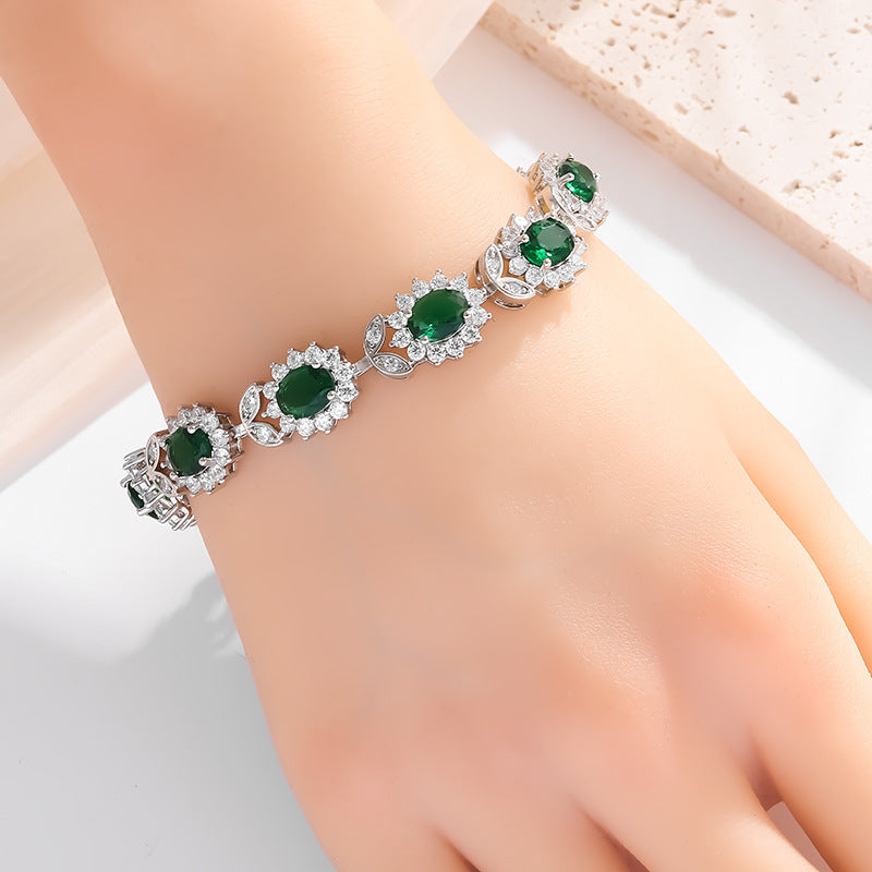 Bracciale zirconi semplice