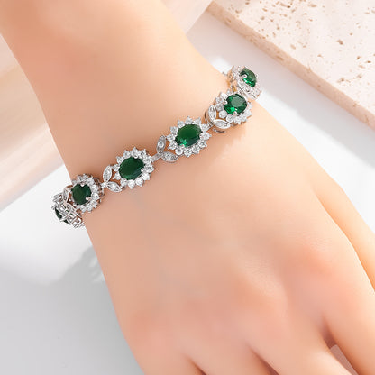 Bracciale zirconi semplice