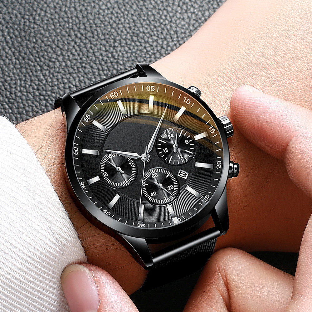 Orologio uomo mesh impermeabile