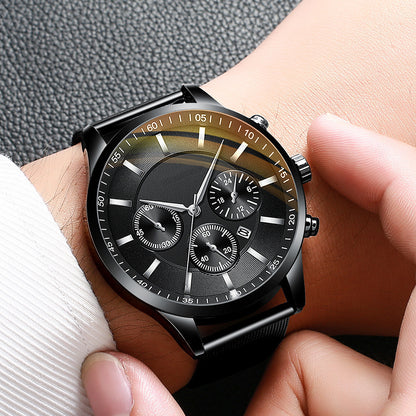 Orologio uomo mesh impermeabile