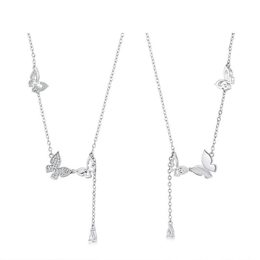Collana farfalla argento