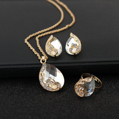 Parure geometrica gemme