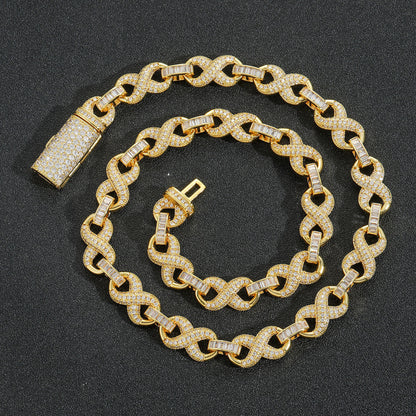 Collana catena cubana lunghezza clavicola