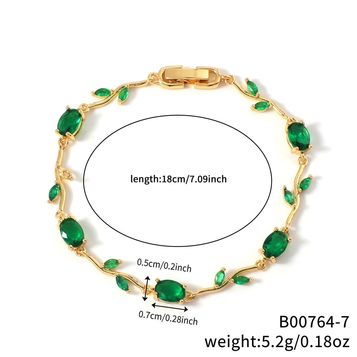 Bracciale Zircone Geometrico