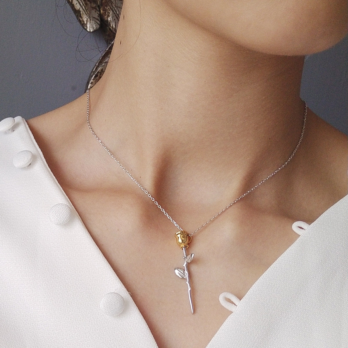 Collana argento piccolo principe