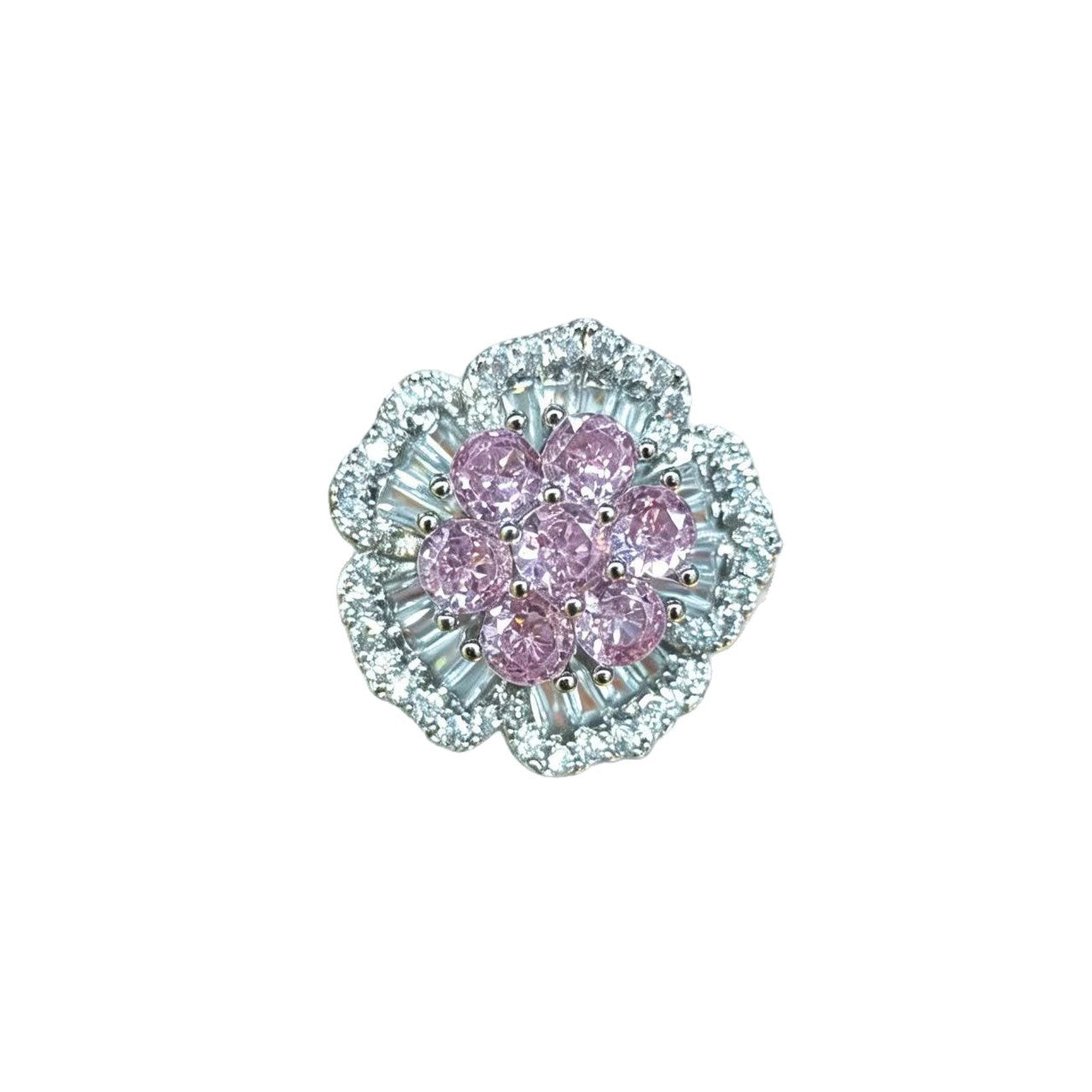 Anello fiore tridimensionale