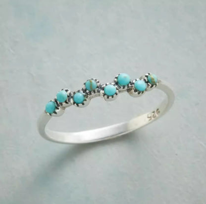 Anello agata otto foglie