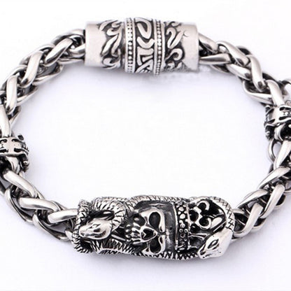 Bracciale Magnetico Teschio
