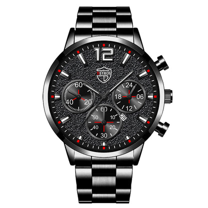 Orologio uomo con calendario acciaio inossidabile
