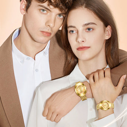 Orologio impermeabile oro