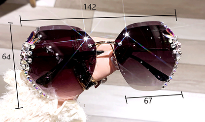 Occhiali da sole protezione UV stile coreano
