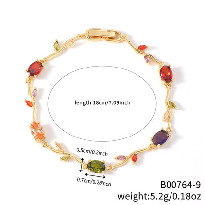 Bracciale Zircone Geometrico