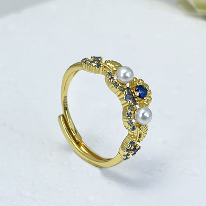 Anello conchiglia madreperla