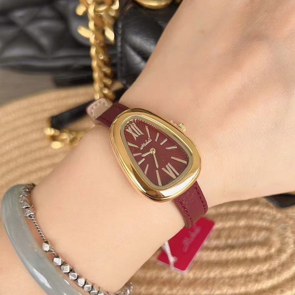 Orologio da donna cinturino pelle di lusso