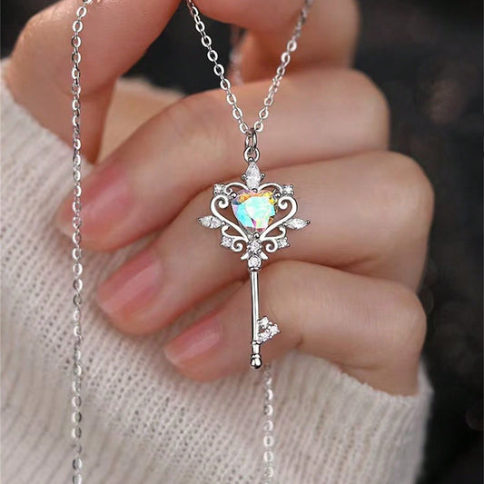 Collana Chiave Zircone