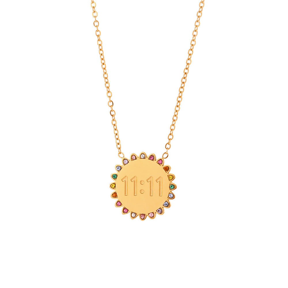 Collana Girasole oro 18K