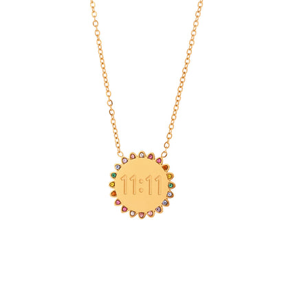 Collana Girasole oro 18K